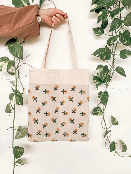 Yellow Flower Tote Bag