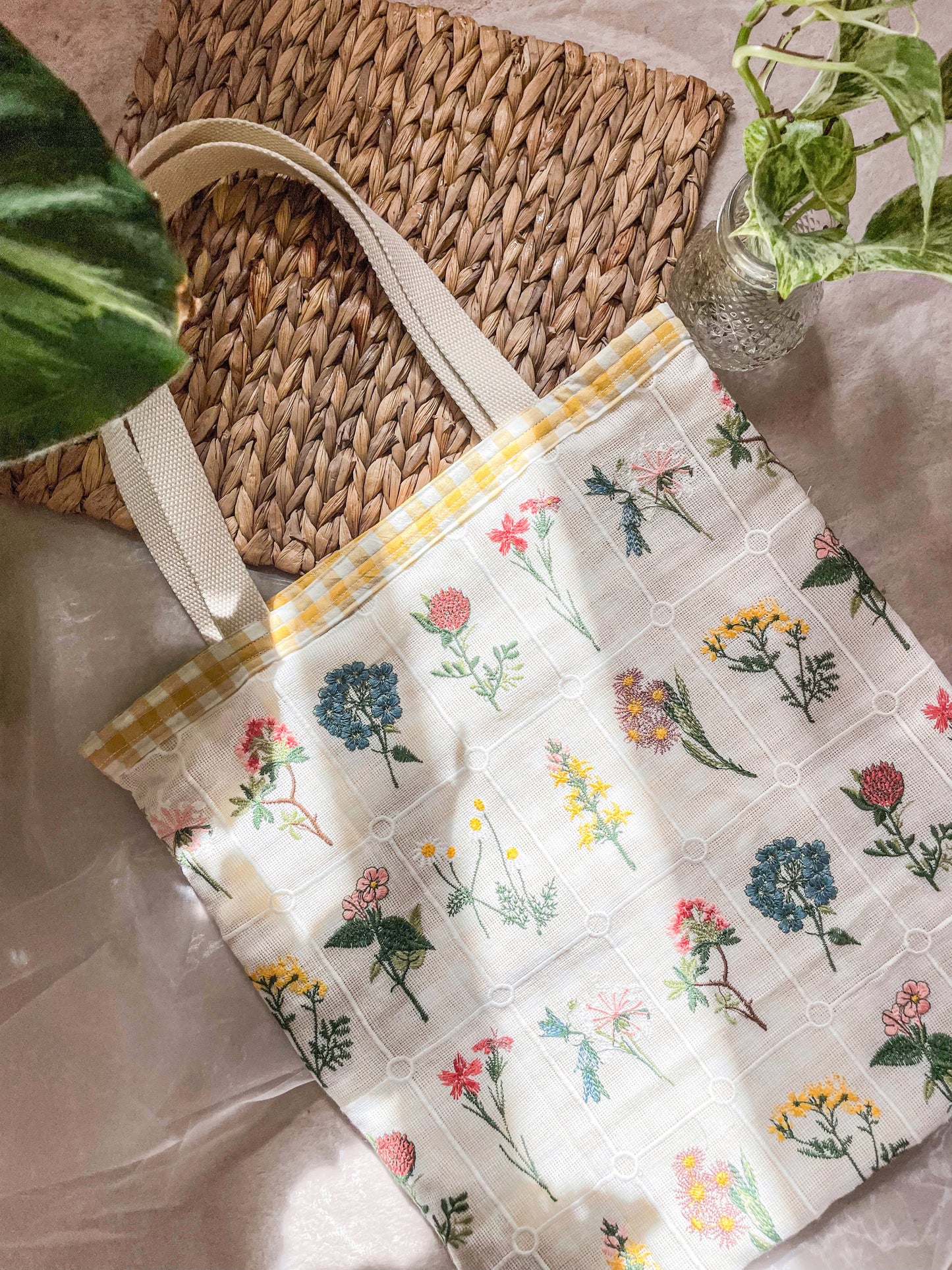 Sunny Botanical Soft Tote